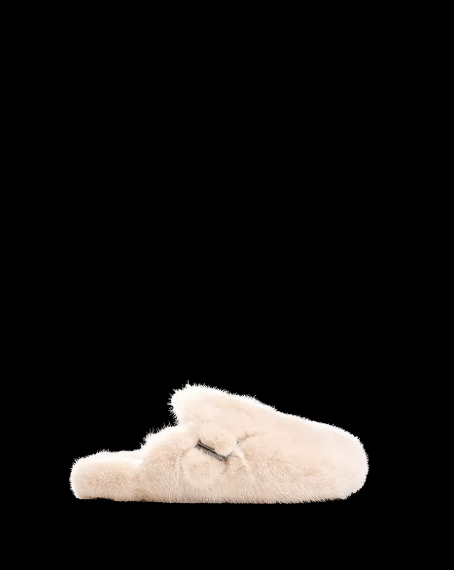 Veronica Beard Accessories|The Gift Guide>Mink Clog Slippers in