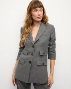 Veronica Beard Jackets & Outerwear|Matching Sets>Nalani Dickey Jacket in Heather Grey