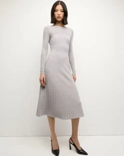 Veronica Beard Dresses>Nami Midi Sweater Dress in