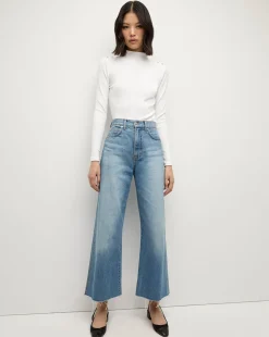 Veronica Beard Tops>Nate Top With Buttons in