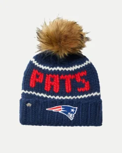 Veronica Beard Accessories|The Gift Guide>New England Patriots Beanie in Nautical Blue