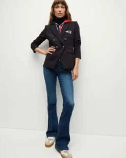 Veronica Beard Jackets & Outerwear|The Gift Guide>New England Patriots Dickey Jacket in Navy/Silver