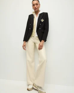 Veronica Beard Jackets & Outerwear>New Orleans Saints Dickey Jacket in Black/Gold