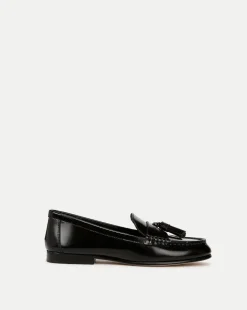 Veronica Beard Flats & Loafers>Penny Leather Tassel Loafer in