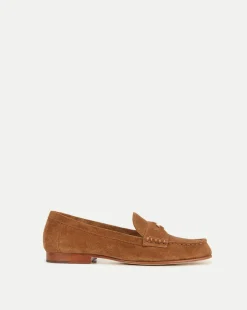 Veronica Beard Flats & Loafers>Penny Suede Loafer