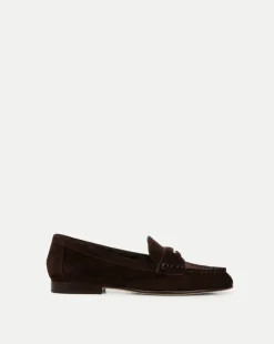 Veronica Beard Flats & Loafers>Penny Suede Loafer in