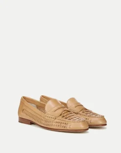 Veronica Beard Flats & Loafers>Penny Woven Leather Loafer