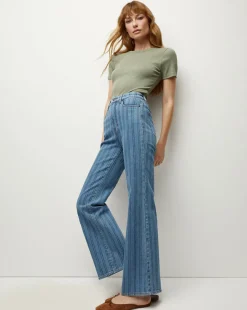 Veronica Beard Tops>Pruitt Ribbed Tee in