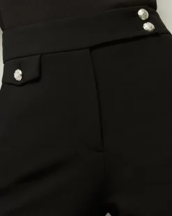 Veronica Beard Pants|Extended Sizes>Renzo Slim-Leg Pant