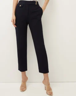 Veronica Beard Pants|Extended Sizes>Renzo Slim-Leg Pant