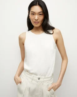 Veronica Beard Tops>Sabrina Crepe Tank in