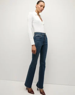 Veronica Beard Tops>Scottie Button-Down Shirt in