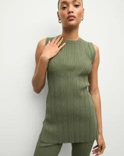 Veronica Beard Tops|Sweaters>Semma Sweater in Stone Army