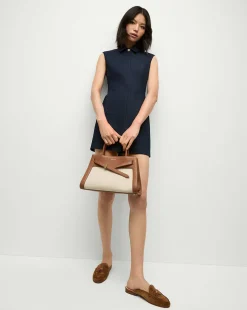Veronica Beard Dresses>Serina Denim Dress in Dark Oxford