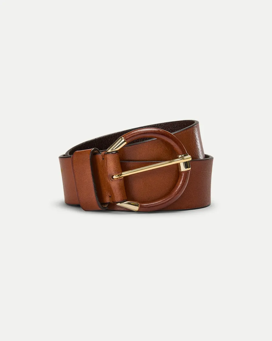 Veronica Beard Accessories|The Gift Guide>Sibilla Leather Belt in