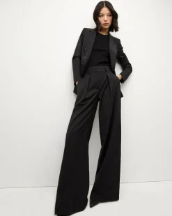 Veronica Beard Pants|Matching Sets>Sonia Wide Leg Tailored Pant in