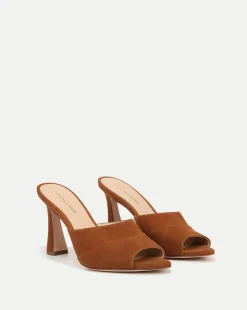 Veronica Beard Sandals>Thora Suede Mule in