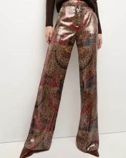 Veronica Beard Pants|The Veronicas' Favorites>Tonelli Pant in Red Multi