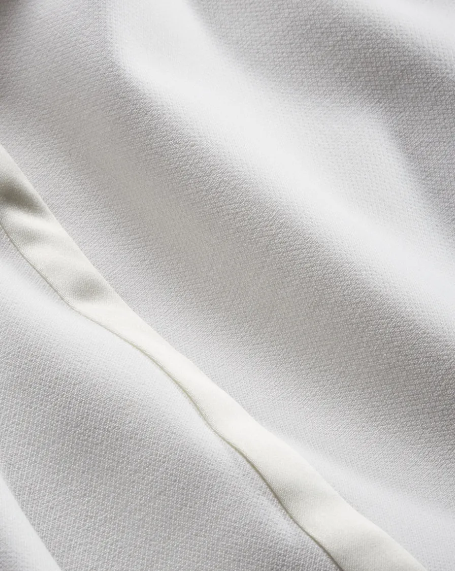 Veronica Beard Pants|Matching Sets>Tonelli Tuxedo Stripe Pant in White