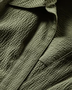 Veronica Beard Dresses>Trisha Cotton Shirtdress in Stone Army