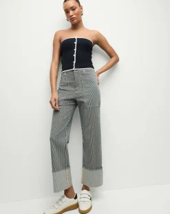 Veronica Beard Tops>Valley Knit Top in