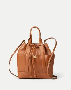 Veronica Beard Crossbody Bags|The Gift Guide>Goody Bag in Tan Leather