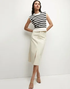 Veronica Beard Skirts & Shorts>Victoria Denim Skirt in