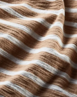 Veronica Beard Tops>Vinci Striped Muscle Tank